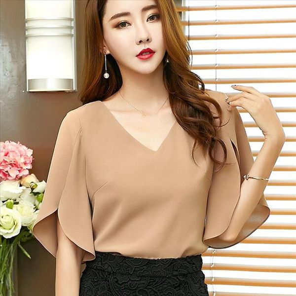 2020 summer plus size blouse casual women chiffon shirt female butterfly sleeve korean loose size women blouse blusas, White
2020 summer plus size blouse casual women chiffon shirt female butterfly sleeve korean loose size women blouse blusas, White
