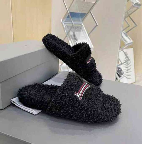 slippers women's casual lambs wool beach shoes female peep toe sandals woman warm comfortable slipper winter classic design flip, Black
slippers women's casual lambs wool beach shoes female peep toe sandals woman warm comfortable slipper winter classic design flip, Black