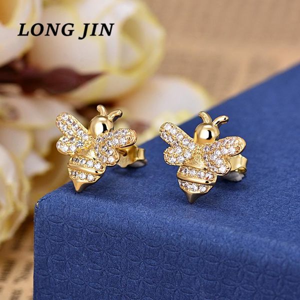 chic gold color and silver small bee pendant earrings for women cute stereoscopic insect earrings fashion jewelry gift zk40 
chic gold color and silver small bee pendant earrings for women cute stereoscopic insect earrings fashion jewelry gift zk40