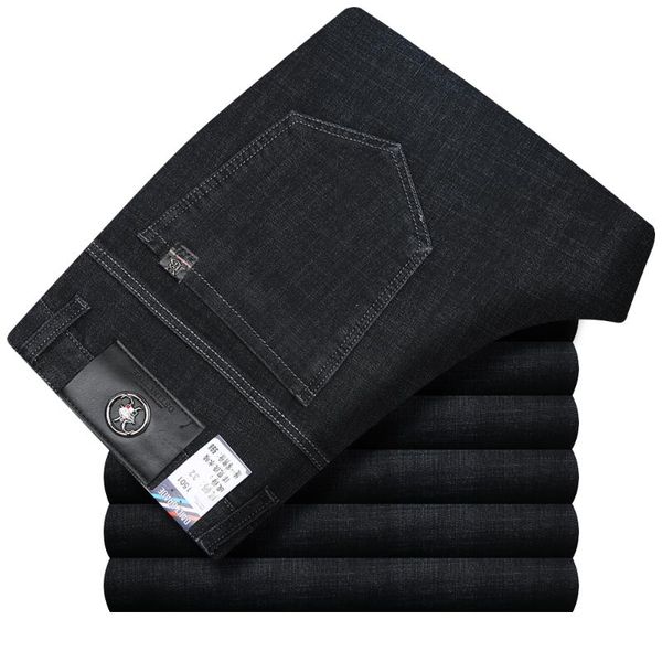 high waist stretch men jeans clothing straight denim jeans for man classice basic black blue office pant male 2021 autumn summer
high waist stretch men jeans clothing straight denim jeans for man classice basic black blue office pant male 2021 autumn summer