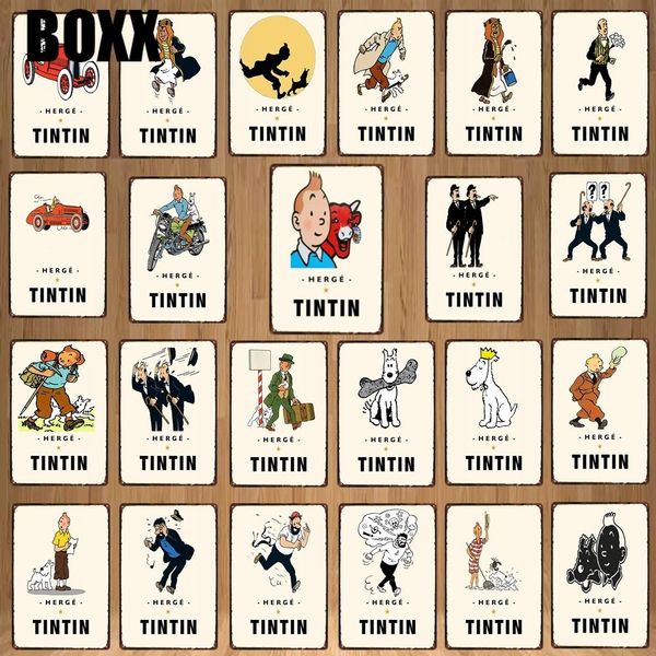 adventures of tintin metal sign vintage style cafe wall home art kids room decoration unique gift
adventures of tintin metal sign vintage style cafe wall home art kids room decoration unique gift