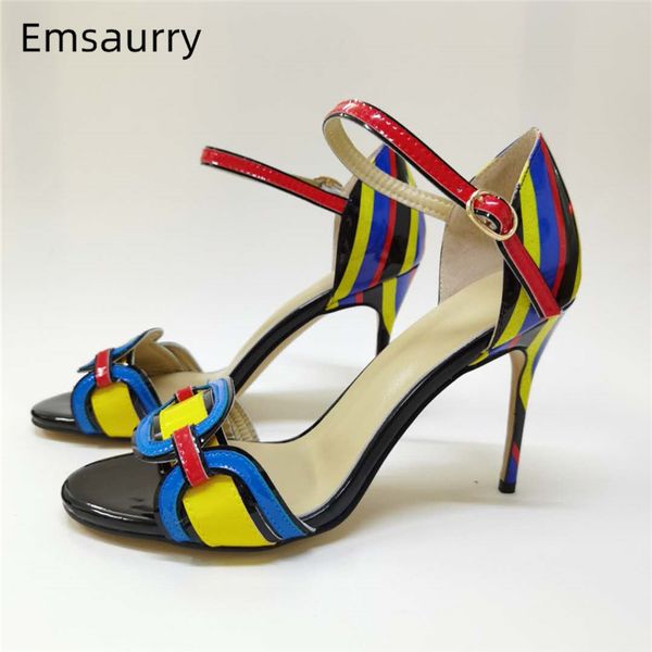 mixed color 2020 summer gladiator sandals women ankle strap open toes stiletto heel buckle catwalk outwear shoes woman t200529, Black
mixed color 2020 summer gladiator sandals women ankle strap open toes stiletto heel buckle catwalk outwear shoes woman t200529, Black