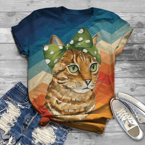t shirt women harajuku tshirt plus size women short sleeve 3d cat printed o neck t shirt 2020 camisetas mujer, White
t shirt women harajuku tshirt plus size women short sleeve 3d cat printed o neck t shirt 2020 camisetas mujer, White