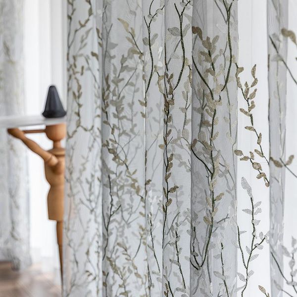 beige leave embroidered tulle curtain for living room pastoral country sheer translucent organza balcony window tende zh207c
beige leave embroidered tulle curtain for living room pastoral country sheer translucent organza balcony window tende zh207c