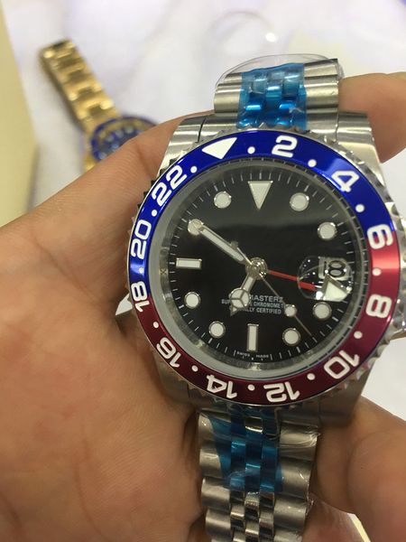 luxury watch bp factory 40mm vintage gmt blue and red border blue dial 1675 mechanical automatic mens watches, Slivery;brown
luxury watch bp factory 40mm vintage gmt blue and red border blue dial 1675 mechanical automatic mens watches, Slivery;brown