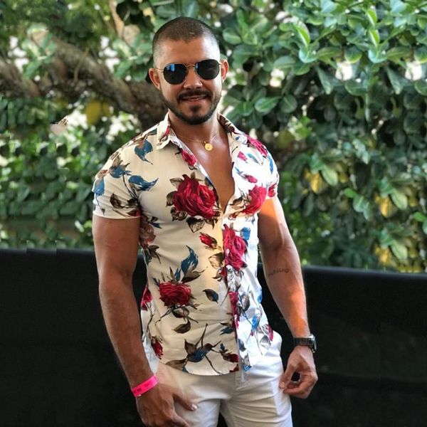 plus large size 7xl short sleeve shirt 2019 summer fashion men hawaiian shirt slim short sleeve floral print shirt men clothing, White;black
plus large size 7xl short sleeve shirt 2019 summer fashion men hawaiian shirt slim short sleeve floral print shirt men clothing, White;black