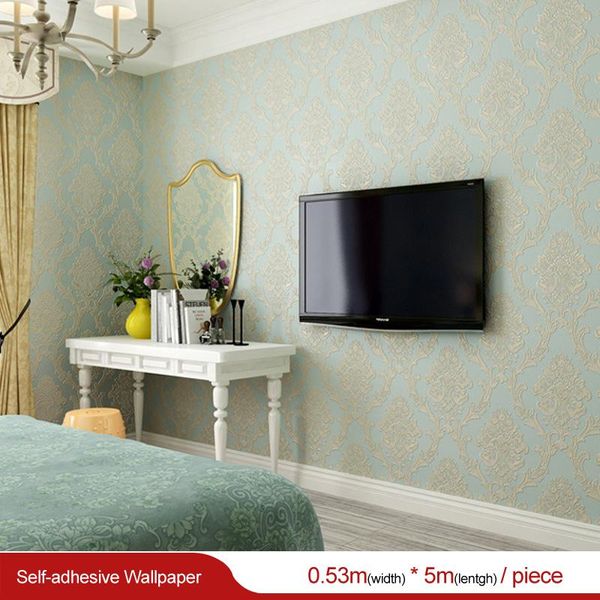 wallpapers self adhesive european living room embossed textured wallpaper rolls 3d wall paper home decor background damask classic florals 
wallpapers self adhesive european living room embossed textured wallpaper rolls 3d wall paper home decor background damask classic florals