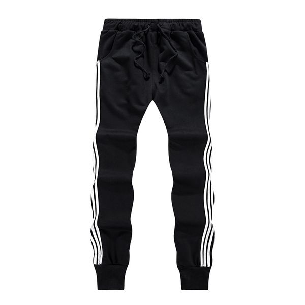 2020 new tracksuit fashion bottoms men's casual cotton sweatpants joggers striped track pants gymnasium fitness clothes, Black
2020 new tracksuit fashion bottoms men's casual cotton sweatpants joggers striped track pants gymnasium fitness clothes, Black