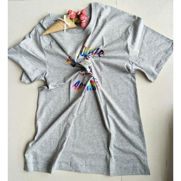 women t-shirt 2020 spring and summer new gray cotton short-sleeved t-shirt women's color letter printing drop shipping, White
women t-shirt 2020 spring and summer new gray cotton short-sleeved t-shirt women's color letter printing drop shipping, White