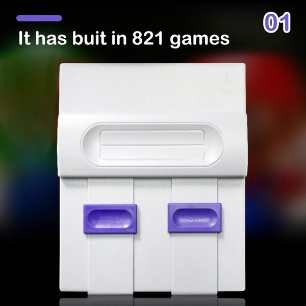 4k tv 8-bit game console video mini lightweight game playing elements built-in 821 dual gamepad output
4k tv 8-bit game console video mini lightweight game playing elements built-in 821 dual gamepad output