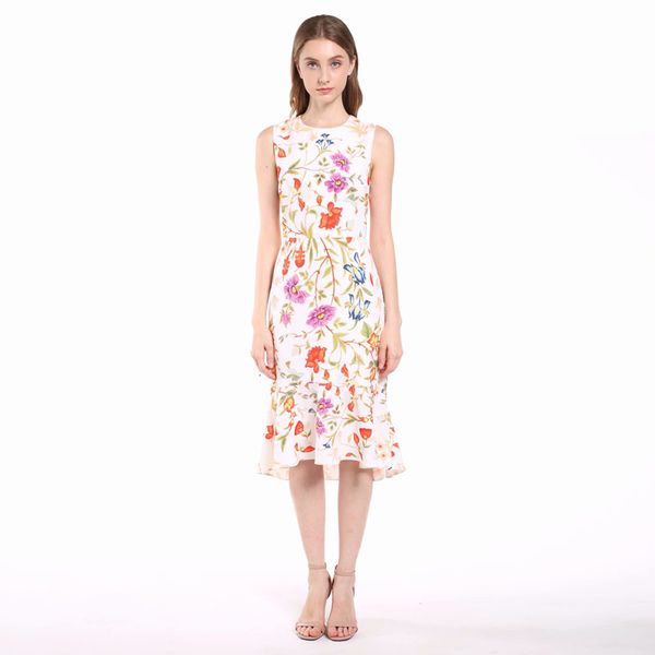 boho 19 summer copy flower mermaid's new mid-length dress feast designer of milan women clothes ue6p, Black;gray
boho 19 summer copy flower mermaid's new mid-length dress feast designer of milan women clothes ue6p, Black;gray