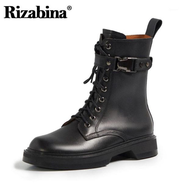 rizabina genuine leather woman ankle boots buckle zipper cross strap warm winter shoes woman casual flats short boot size 34-391, Black
rizabina genuine leather woman ankle boots buckle zipper cross strap warm winter shoes woman casual flats short boot size 34-391, Black