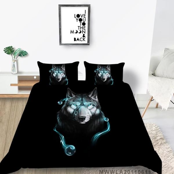 wolf head bedding set single fashionable mysterious 3d black duvet cover twin full double king bed set totem
wolf head bedding set single fashionable mysterious 3d black duvet cover twin full double king bed set totem