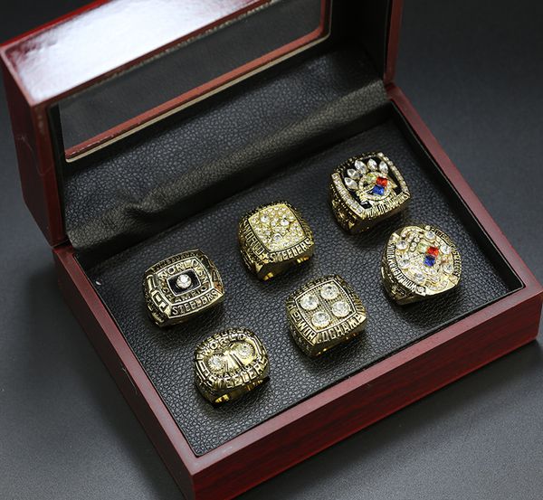 2020 wholesale 1974 1975 1978 1979 2005 2008 championship ring rings set superbowl fashion champion ring fan gift wholesale drop shipping, Silver
2020 wholesale 1974 1975 1978 1979 2005 2008 championship ring rings set superbowl fashion champion ring fan gift wholesale drop shipping, Silver