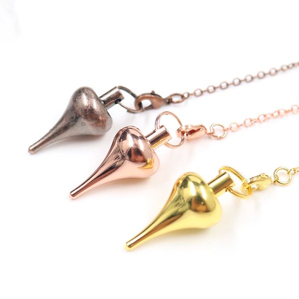 wholesale 10 pcs many colors metal conical gyroscope pendant link chain gravity concentration for gift jewelry, Silver
wholesale 10 pcs many colors metal conical gyroscope pendant link chain gravity concentration for gift jewelry, Silver