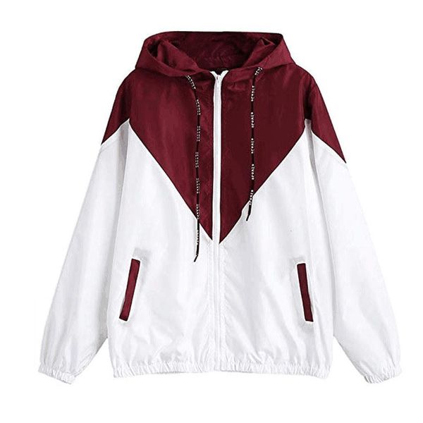 women basic jackets female zipper pockets casual long sleeves coats autumn hooded jacket two tone windbreaker jacket aug2, Tan;black
women basic jackets female zipper pockets casual long sleeves coats autumn hooded jacket two tone windbreaker jacket aug2, Tan;black