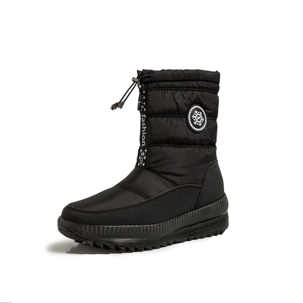 russian ankle dwaterproof water down cloth warm winter women's boots platform imitation hair-lined lamb izn0, Black
russian ankle dwaterproof water down cloth warm winter women's boots platform imitation hair-lined lamb izn0, Black