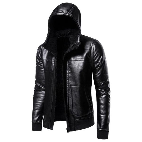 men's fur & faux black winter hooded leather jacket men plus velvet thickening motorcycle jackets male hoodies pu coats
men's fur & faux black winter hooded leather jacket men plus velvet thickening motorcycle jackets male hoodies pu coats