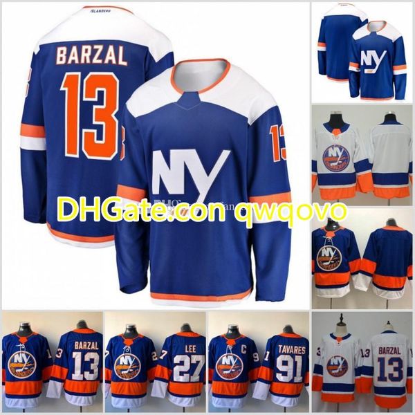 13 mathew barzal 2018 2019 season new third new york islanders 27 anders lee 91 john tavares hockey jerseys all stitched new jersey, Black;red 
13 mathew barzal 2018 2019 season new third new york islanders 27 anders lee 91 john tavares hockey jerseys all stitched new jersey, Black;red