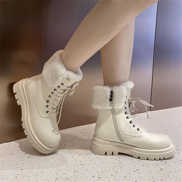 boots pxelena thick wool fur combat snow women 2021 winter warm chunky block sole platform motorcycle shoes plus size, Black
boots pxelena thick wool fur combat snow women 2021 winter warm chunky block sole platform motorcycle shoes plus size, Black