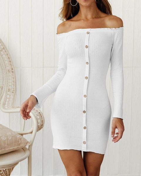 casual dresses autumn winter cotton pit dress with bare shoulders and buttocks1, Black;gray
casual dresses autumn winter cotton pit dress with bare shoulders and buttocks1, Black;gray
