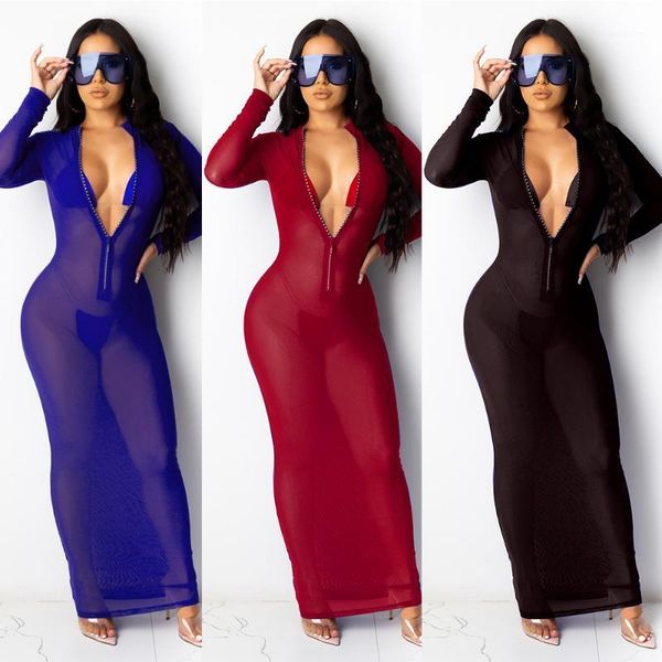 casual dresses baby 001 winter women's clothing mesh zipper see-through dress fx1, Black;gray
casual dresses baby 001 winter women's clothing mesh zipper see-through dress fx1, Black;gray