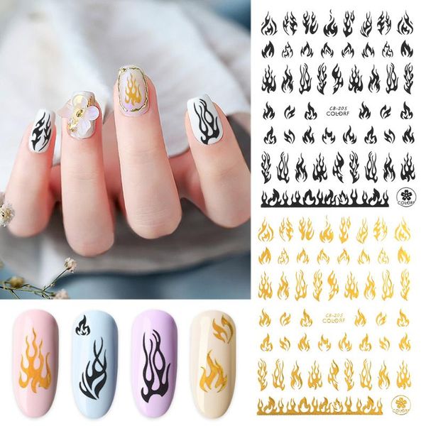 1 sheet fire flame 3d gold white black nail stickers back glue adhesive nail foil decal winter manicure diy art decoration
1 sheet fire flame 3d gold white black nail stickers back glue adhesive nail foil decal winter manicure diy art decoration