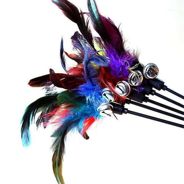 2/3/5pc cat toy funny feathers tease cat sticks with double bells for cute pet play with your pet supplies dropshipping1
2/3/5pc cat toy funny feathers tease cat sticks with double bells for cute pet play with your pet supplies dropshipping1