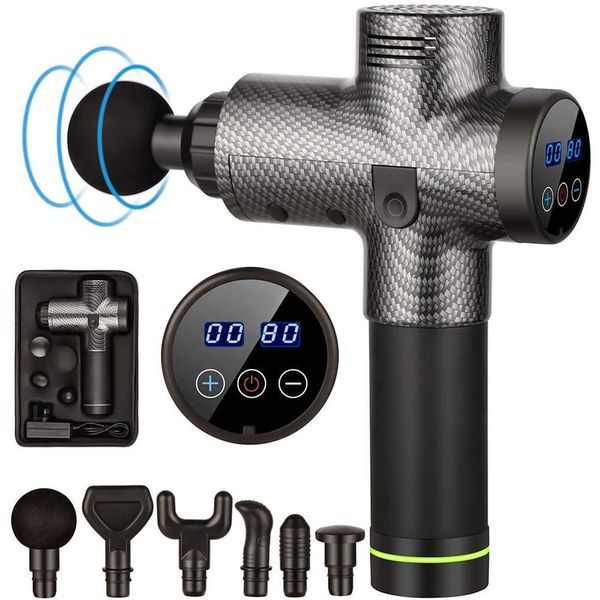 massage gun muscle massager tissue fascia gun with 6 massage heads lcd touch screen 20 speeds ultra quiet electric machine
massage gun muscle massager tissue fascia gun with 6 massage heads lcd touch screen 20 speeds ultra quiet electric machine