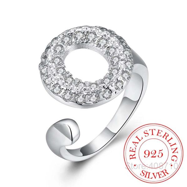 cluster rings genuine 925 sterling silver wedding for women minimalist thin circle gem round adjustable jewelry s925, Golden;silver
cluster rings genuine 925 sterling silver wedding for women minimalist thin circle gem round adjustable jewelry s925, Golden;silver