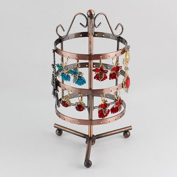 fashion three-tier metal rotating earring display jewelry display shelf earring holder jewelry organizer earrings stand, Pink;blue
fashion three-tier metal rotating earring display jewelry display shelf earring holder jewelry organizer earrings stand, Pink;blue