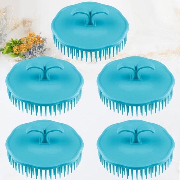 5pcs round hair cleaning brush plastic hair shampoo brush for salon home store dorm, Silver
5pcs round hair cleaning brush plastic hair shampoo brush for salon home store dorm, Silver