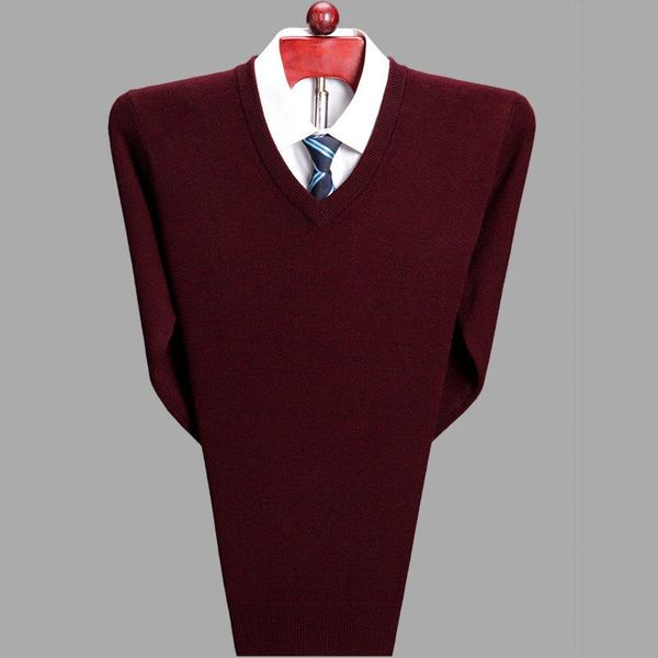 2020 autumn winter men's woolen sweater solid color round collar base woolen sweater middle-aged business men's, White;black
2020 autumn winter men's woolen sweater solid color round collar base woolen sweater middle-aged business men's, White;black