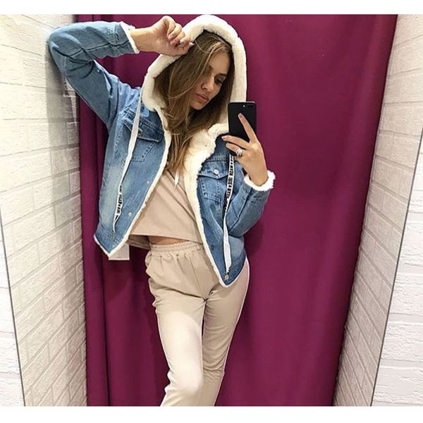 factory direct sales denim jacket loose plus cashmere lamb wool hooded cotton coat jacket women, Black;brown
factory direct sales denim jacket loose plus cashmere lamb wool hooded cotton coat jacket women, Black;brown