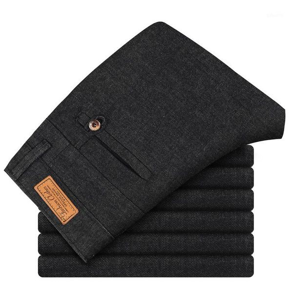 2020 autumn and winter new men's business cotton and linen trousers business casual slim casual trousers black blue1
2020 autumn and winter new men's business cotton and linen trousers business casual slim casual trousers black blue1