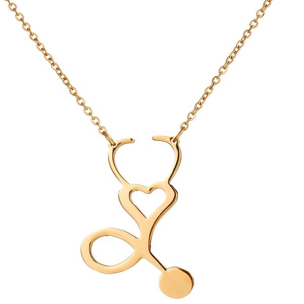 new design stainless steel jewelry medical stethoscope gold plated pendant necklace gift for nurses q1209, Bronze;silver
new design stainless steel jewelry medical stethoscope gold plated pendant necklace gift for nurses q1209, Bronze;silver
