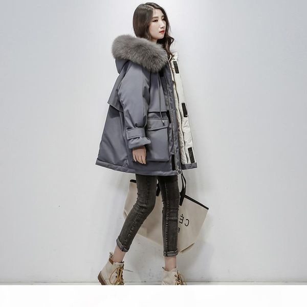 ftlzz 2019 winter women real natural fox fur hooded down loose coat parka female thick warm white duck down oversize jacket sh190925, Black
ftlzz 2019 winter women real natural fox fur hooded down loose coat parka female thick warm white duck down oversize jacket sh190925, Black