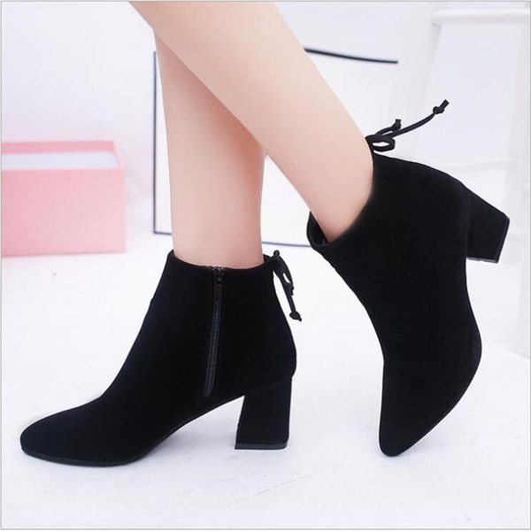 fashion women boots casual leather low high heels spring shoes woman pointed toe rubber ankle boots black red zapatos mujer
fashion women boots casual leather low high heels spring shoes woman pointed toe rubber ankle boots black red zapatos mujer