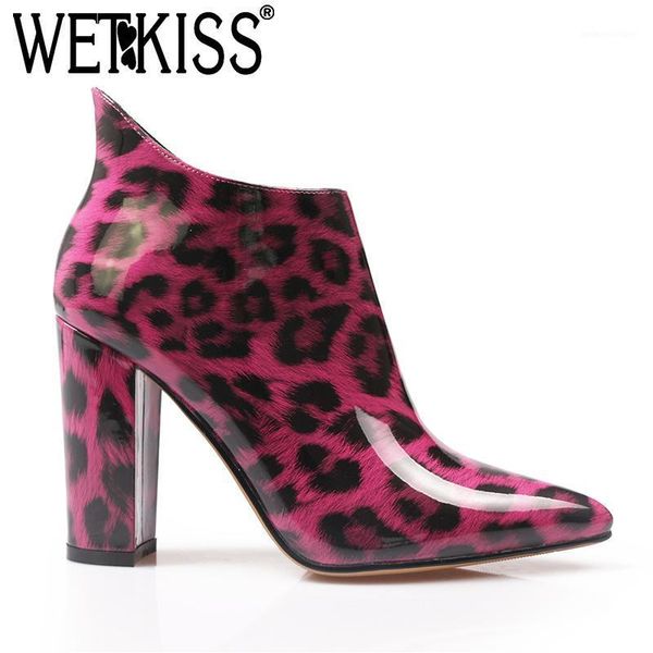 boots wetkiss snakeskin booties women pointed toe ankle chunky block heels leopard ladies winter thick high shoes1, Black
boots wetkiss snakeskin booties women pointed toe ankle chunky block heels leopard ladies winter thick high shoes1, Black