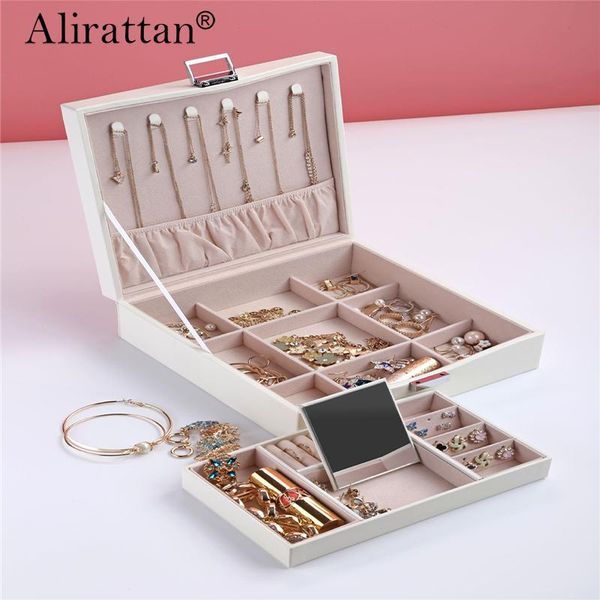 new double jewelry storage box women fashion leather tray earring watch cosmetic lipstick storage box ins
new double jewelry storage box women fashion leather tray earring watch cosmetic lipstick storage box ins