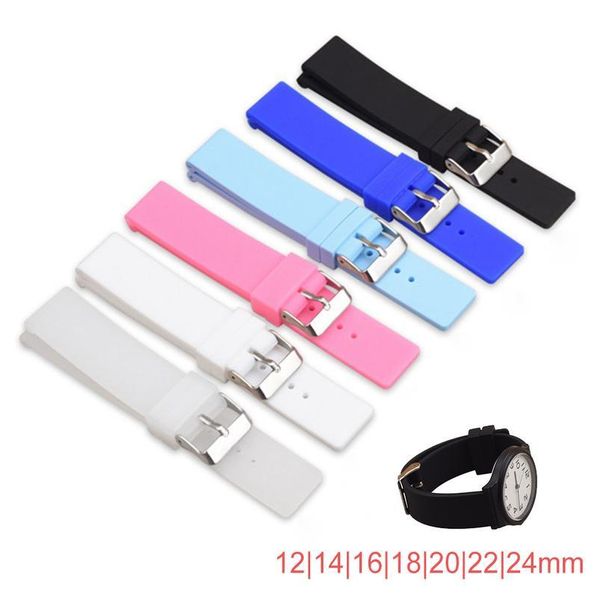 12mm 14mm 16mm 18mm 20mm 22mm 24mm sile replacement watch band strap universal rubber sport watchband bracelet acc qylbqk, Black;brown
12mm 14mm 16mm 18mm 20mm 22mm 24mm sile replacement watch band strap universal rubber sport watchband bracelet acc qylbqk, Black;brown