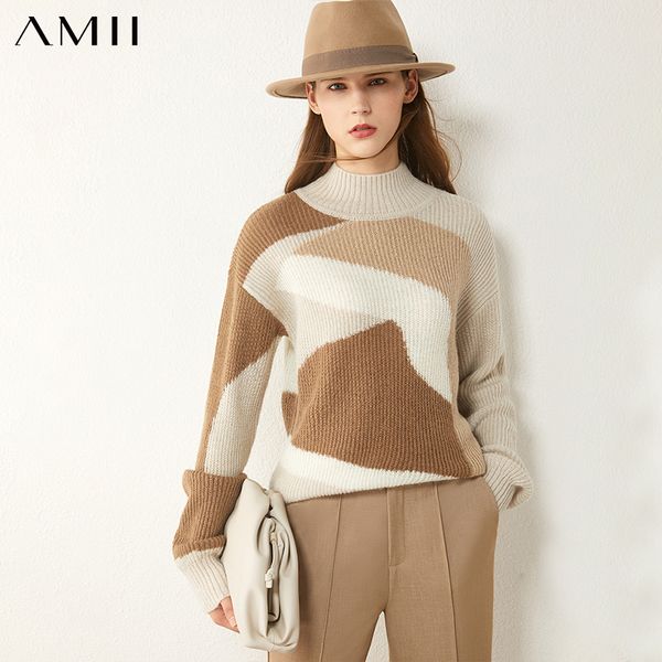 amii minimalism autumn winter sweaters for women fashion turtleneck sweater full sleeve loose turtleneck sweater 12040572 201128, White;black
amii minimalism autumn winter sweaters for women fashion turtleneck sweater full sleeve loose turtleneck sweater 12040572 201128, White;black