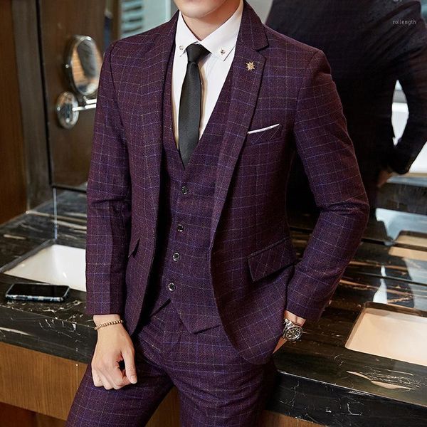 a new men suit suits han edition cultivate morality dress wedding dress three-piece suit the groom1, White;black
a new men suit suits han edition cultivate morality dress wedding dress three-piece suit the groom1, White;black