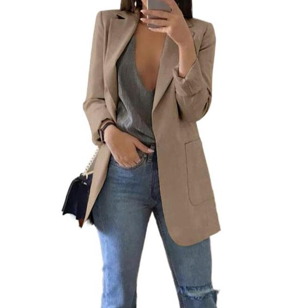 women's blazer jacket casual vintage office ladies plaid blazer long sleeve loose suit coat solid jackets women blazers, White;black
women's blazer jacket casual vintage office ladies plaid blazer long sleeve loose suit coat solid jackets women blazers, White;black
