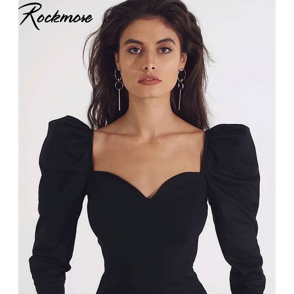 rockmore harajuku elegant womens t shirt deep v streetwear women korean long sleeve tight chic tee shirts basic tshirt y200109, White 
rockmore harajuku elegant womens t shirt deep v streetwear women korean long sleeve tight chic tee shirts basic tshirt y200109, White