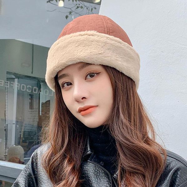 beanie/skull caps trendy autumn winter suede skullcap vintage curling casual chinese landlord hat korean warm, Blue;gray
beanie/skull caps trendy autumn winter suede skullcap vintage curling casual chinese landlord hat korean warm, Blue;gray