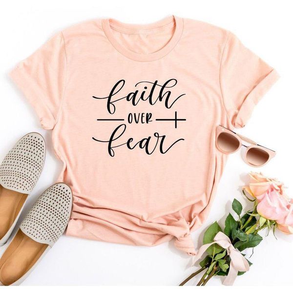 faith over fear christian t-shirt religion clothing for women faith shirt graphic fearless slogan vintage grunge girl tees, White
faith over fear christian t-shirt religion clothing for women faith shirt graphic fearless slogan vintage grunge girl tees, White