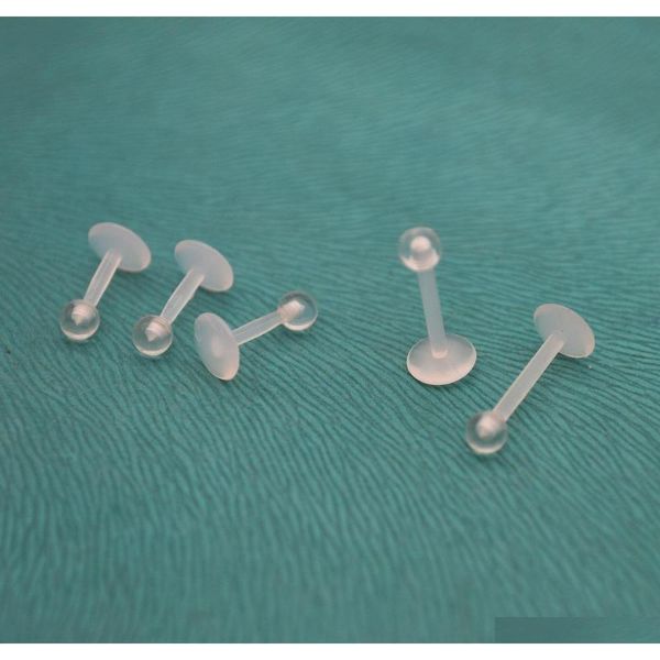 bioflex retainer lip stud straight labret rings earrings clear acrylic bio 6mm 8mm 10mm 16g fashion body piercing jewelry of0zt, Black
bioflex retainer lip stud straight labret rings earrings clear acrylic bio 6mm 8mm 10mm 16g fashion body piercing jewelry of0zt, Black