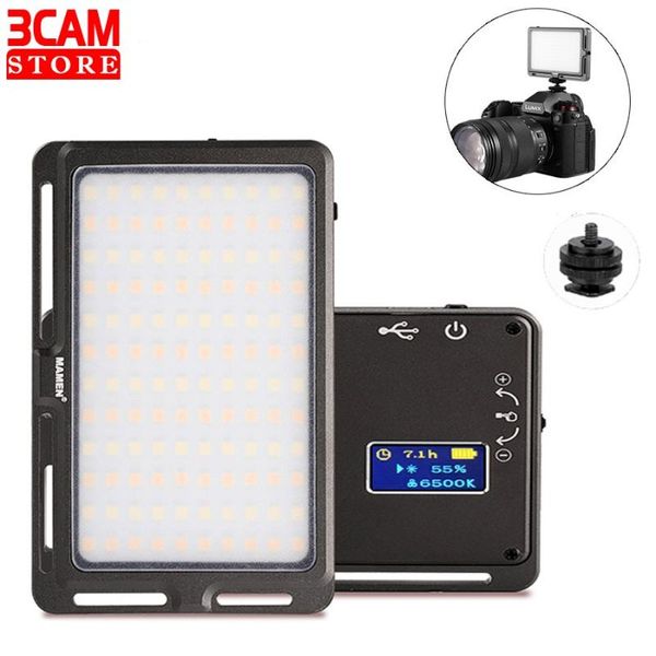 mamen led 120pcs portable dimmable led video light with adjustable color temperature 3000k-6500k pgraphy lighting
mamen led 120pcs portable dimmable led video light with adjustable color temperature 3000k-6500k pgraphy lighting