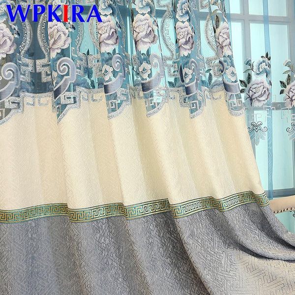 curtain & drapes blue curtains home decor european floral embroidery for living room bedroom luxury tulle custom made m007-3
curtain & drapes blue curtains home decor european floral embroidery for living room bedroom luxury tulle custom made m007-3